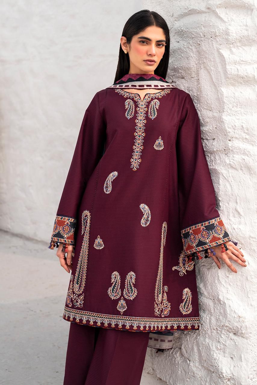Dhank unstitched 3 piece dress